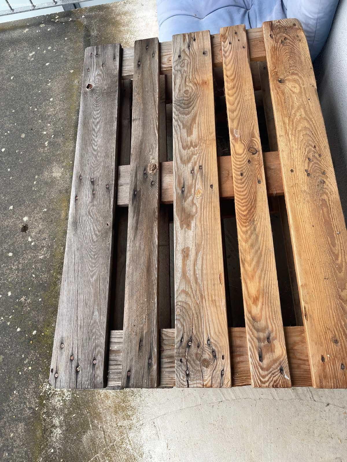 Holzpaletten. 2 holzpaletten abzugeben 79.5x120
Abholen in Toffen