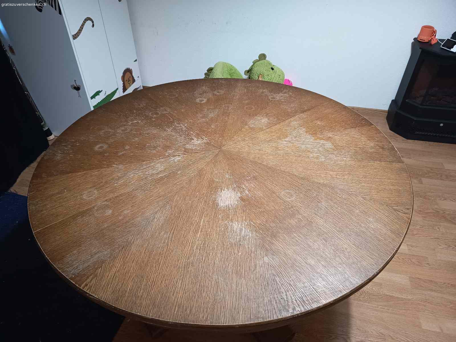 HOLZTISCH AUSZIEHBAR. Holztisch, ausziehbar