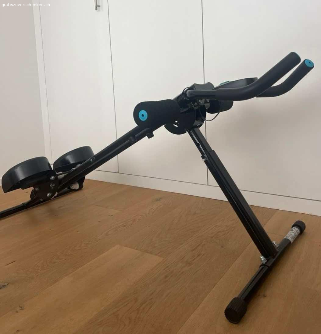 Home Bauchtrainer fitmaxx 5. Marke VITALmaxx, Model fitmaxx 5

Funktioniert einwandfrei und ist in gutem Zustand.

Zwei kleine Defekte: Plastikbruch und Bruch des Stabilisationsteils auf der Rückseite des Teils mit der Anzeige (s. Bilder)

Neupreis ca. CHF 100.00