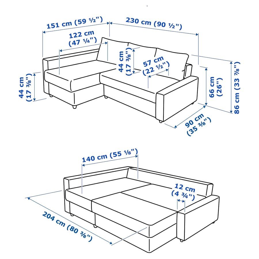 IKEA FRIHETEN Bettsofa. Das Sofa mit Recamiere lässt sich superschnell in ein Bett verwandeln.

Es ist schon ordentlich gebraucht, erfüllt aber noch seinenZweck. Es hat einen ganz kleinen Riss (ca. 4 mm, siehe Foto).
Einmal schamponieren könnte nicht schaden und dann hat man hat ein praktisches Schlafsofa.

Ich kann beim Auseinanderbau und Tragen helfen.

Besichtigung und Abholung in 6022 Grosswangen.