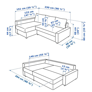 IKEA FRIHETEN Bettsofa