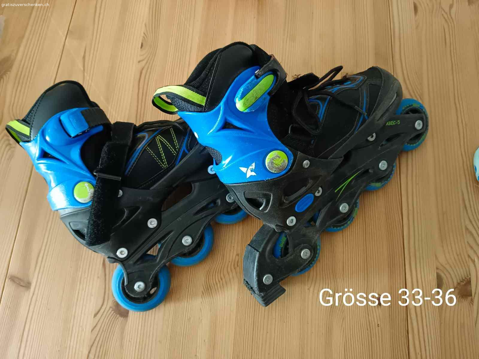 Inline Skates Gr.33-36. Mit Gebrauchsspuren