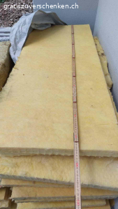 Isolation. Isolation (Steinwolle) muss bis 31.05 abgeholt werden. Diese ist abgedeckt vor dem Haus, kann daher jederzeit abgeholt werden.