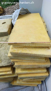 Isolation. Isolation (Steinwolle) muss bis 31.05 abgeholt werden. Diese ist abgedeckt vor dem Haus, kann daher jederzeit abgeholt werden.