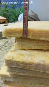 Isolation. Isolation (Steinwolle) muss bis 31.05 abgeholt werden. Diese ist abgedeckt vor dem Haus, kann daher jederzeit abgeholt werden.