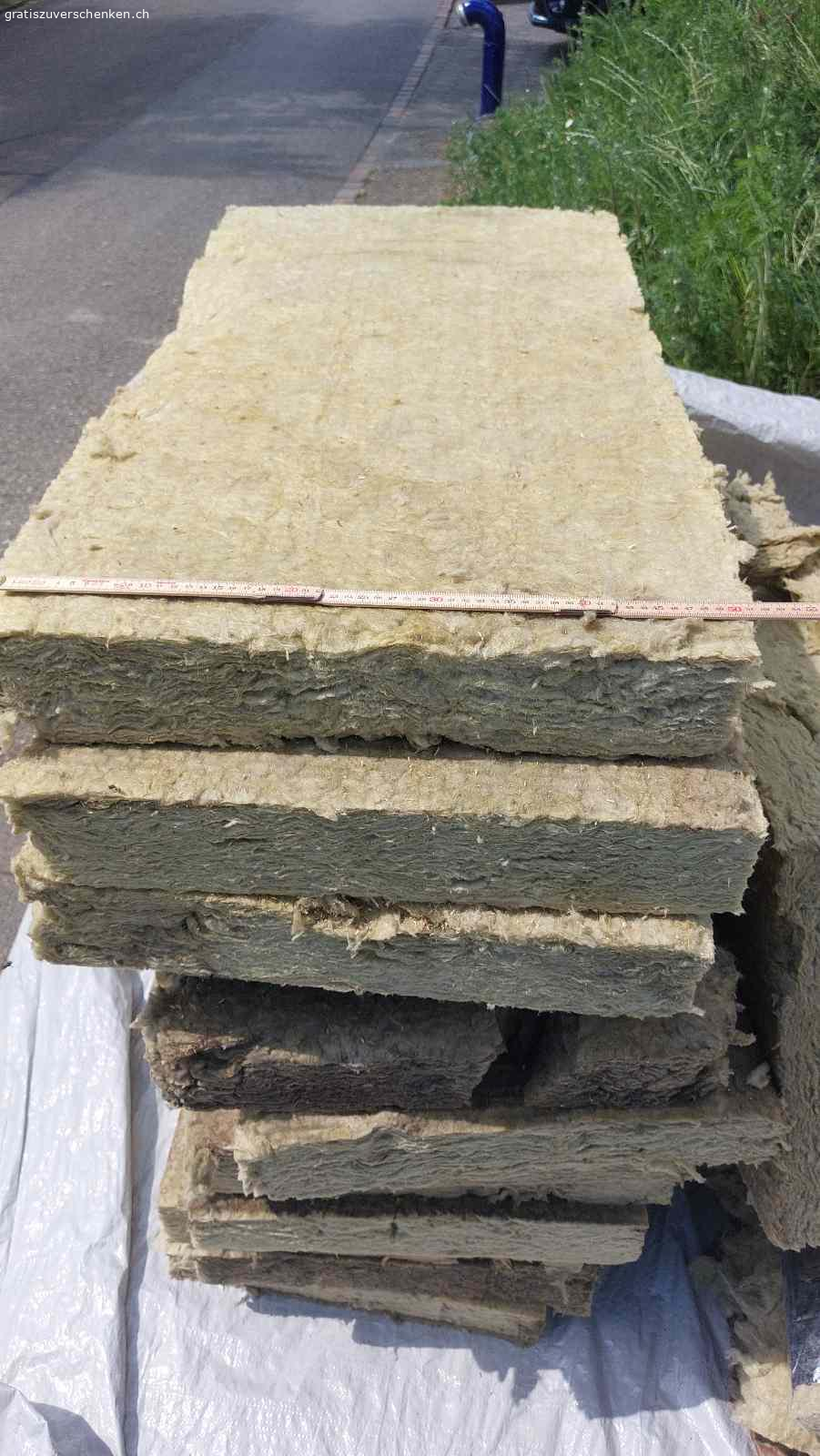 Isolation. Isolation (Steinwolle) muss bis 31.05 abgeholt werden. Diese ist abgedeckt vor dem Haus, kann daher jederzeit abgeholt werden.