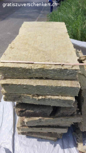 Isolation. Isolation (Steinwolle) muss bis 31.05 abgeholt werden. Diese ist abgedeckt vor dem Haus, kann daher jederzeit abgeholt werden.