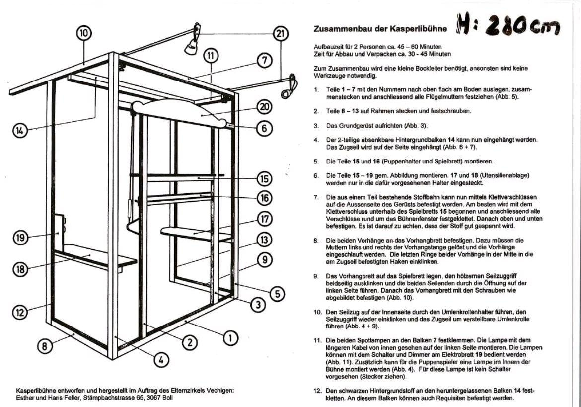 Kasperlitheater. Aus Holz, massiv und gut erhalten. Bereit, Kinderherzen zu erfreuen! Muss abgeholt werden, genaue Adresse und weitere Infos nach Absprache.