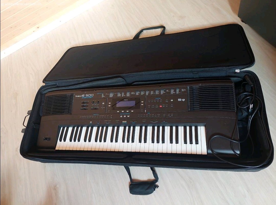 Keyboard. Roland E500