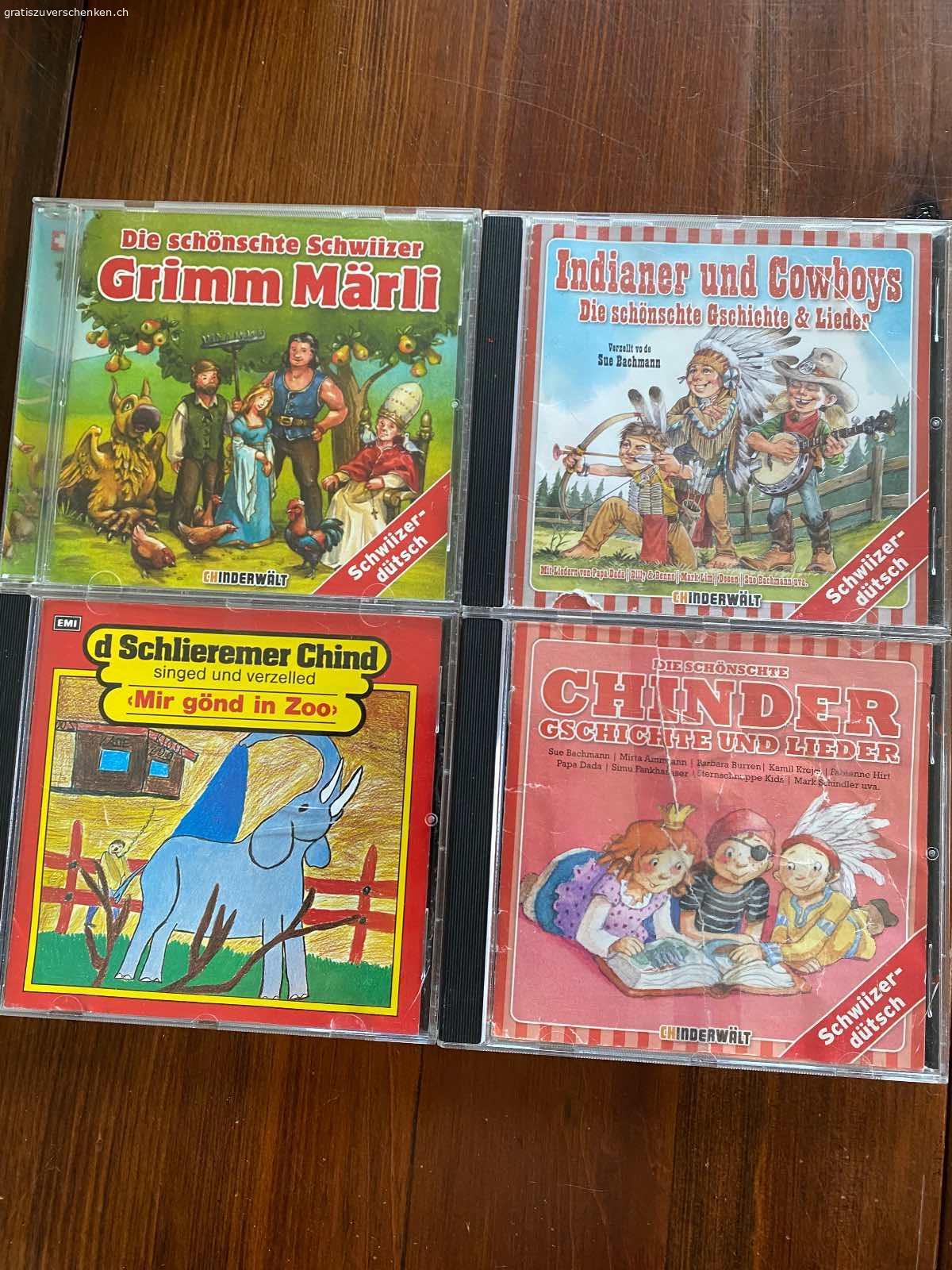 Kinder- CDs. 4 Kinder-CDs