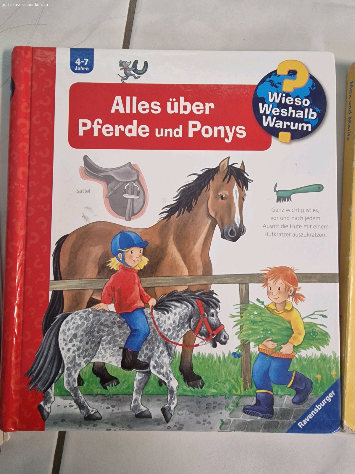 Kinderbücher. Wir verschenken div. Bücher der Kinder, da sie schon zu gross dafür sind :-) Bei interesse melden ( am besten kurzes Mail oder SMS) . Kein Versand. Bei Abholung können die Bücher auch im Briefkasten deponiert werden.