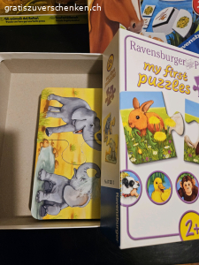 Kinderspiele und Puzzle