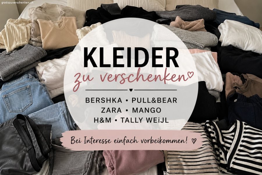 Kleider abzugeben