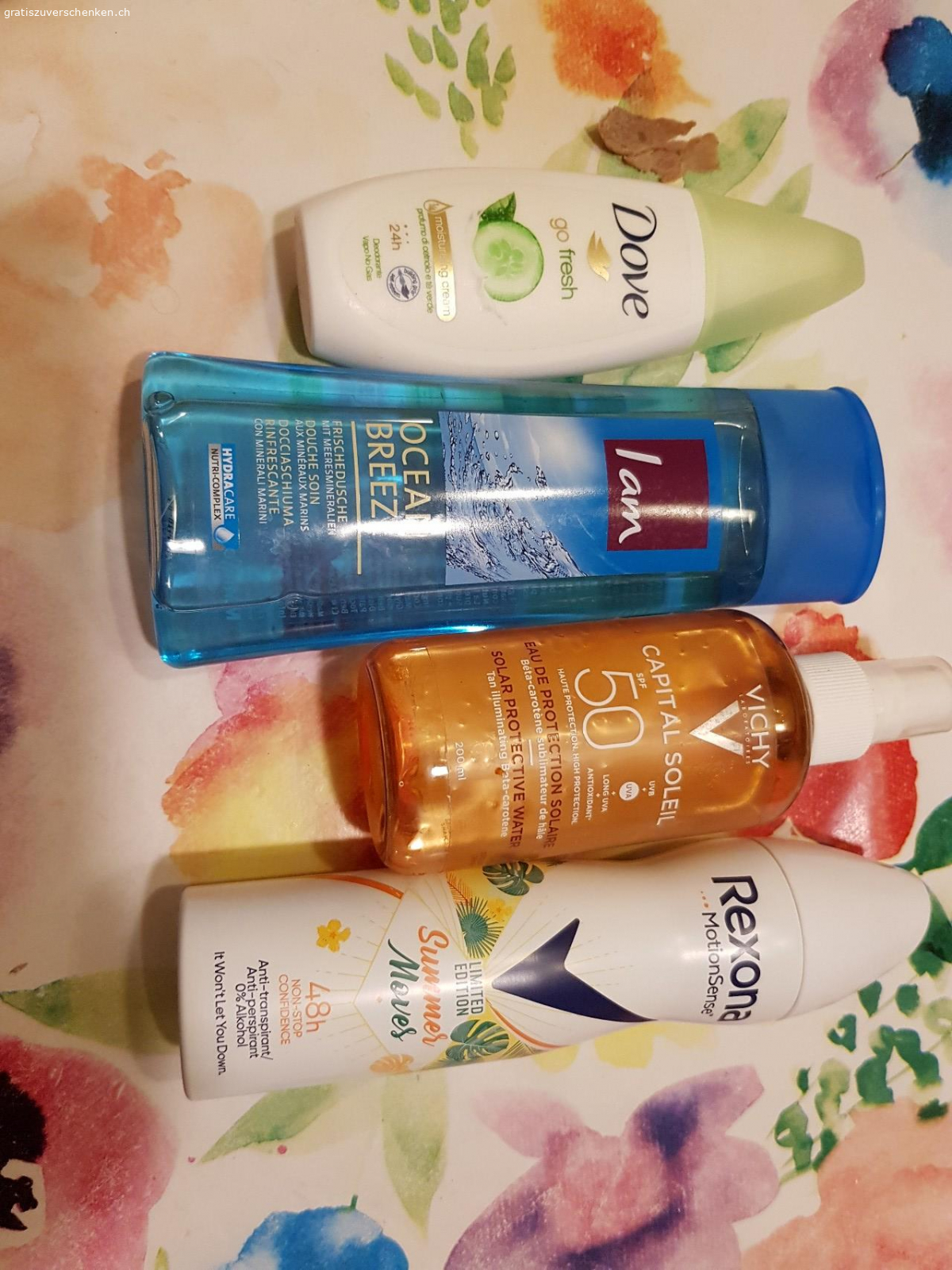 Körperpflege. Geöffnet und gut