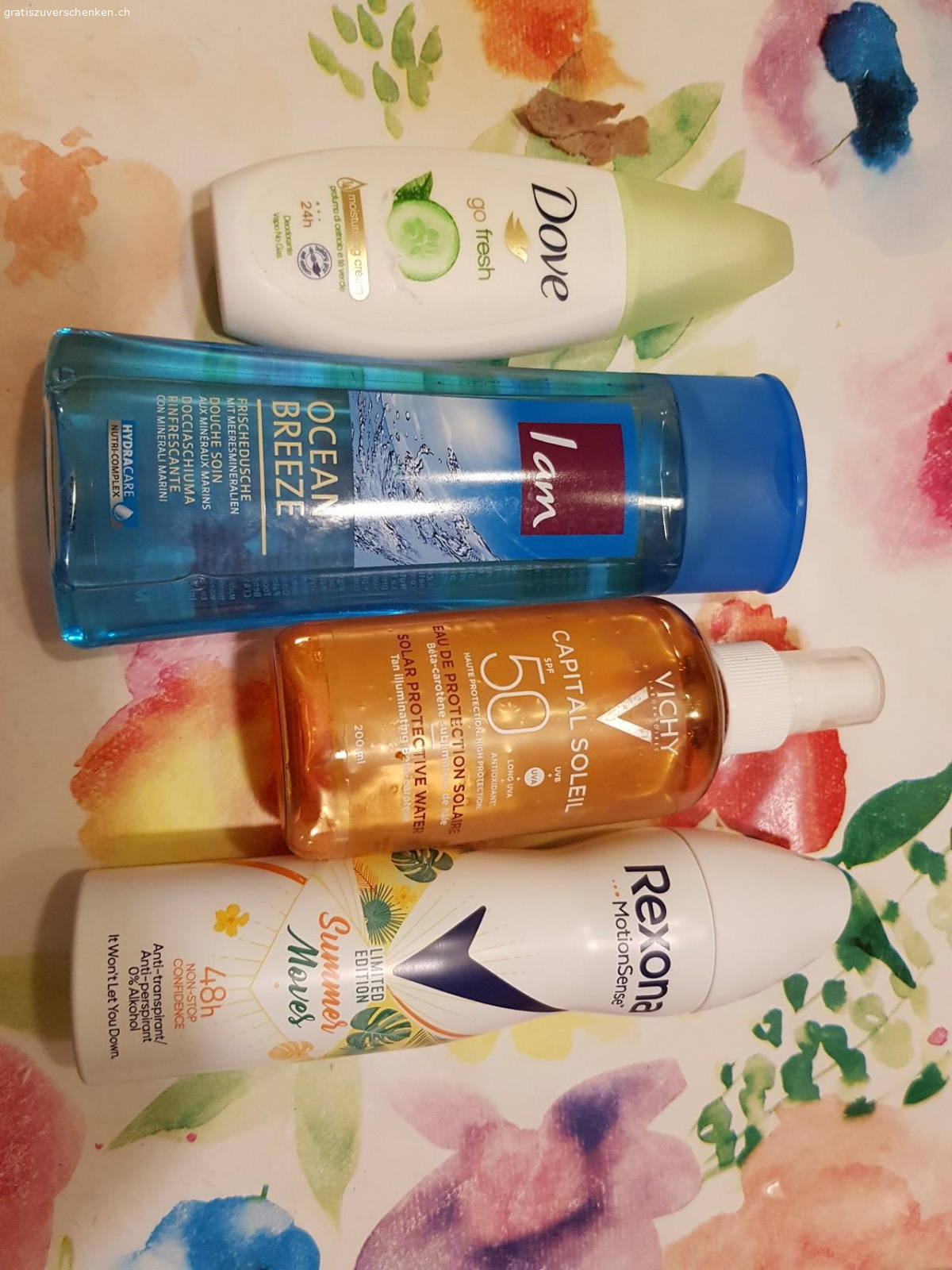 Körperpflege. Geöffnet und gut