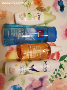 Körperpflege. Geöffnet und gut