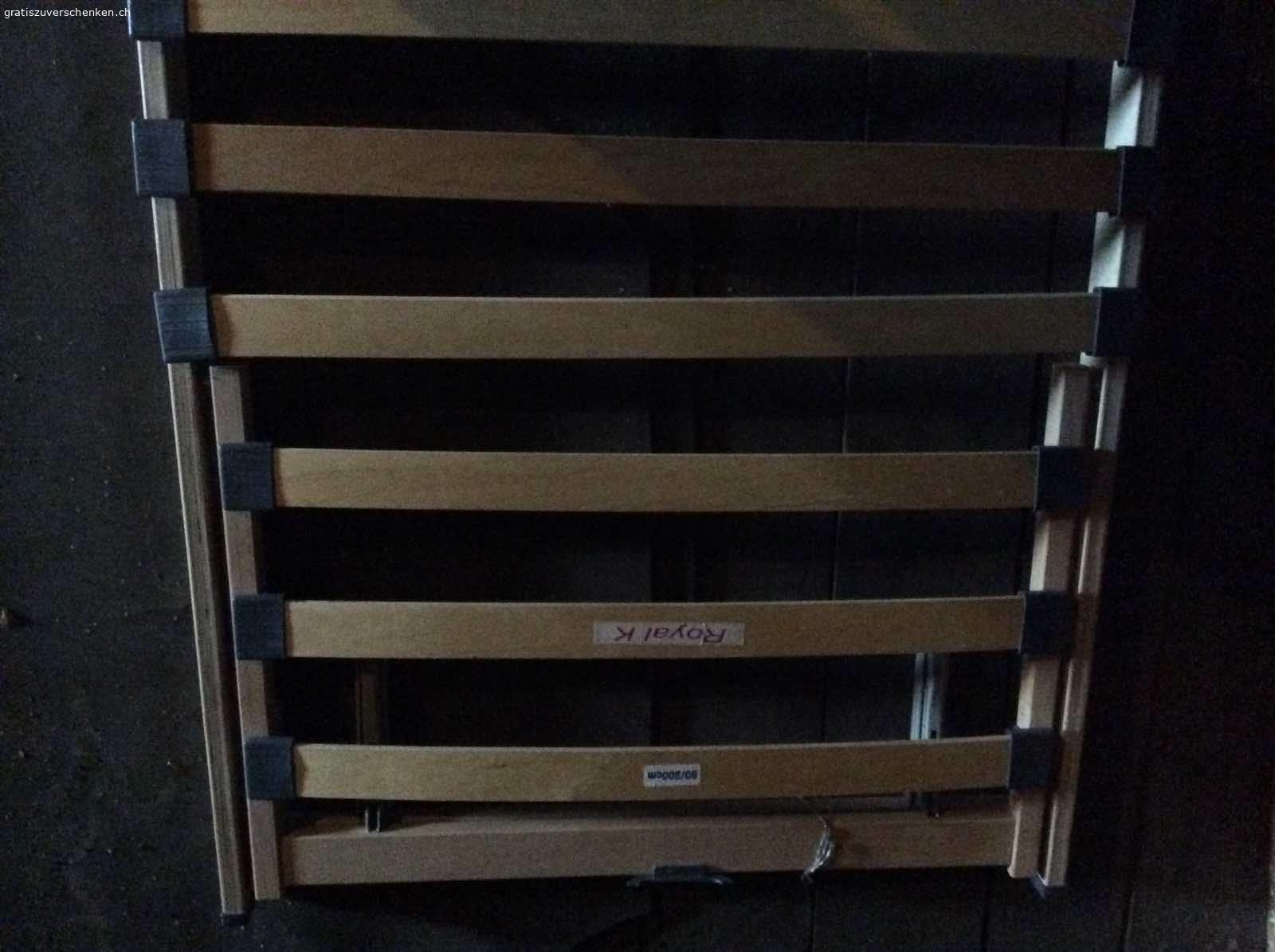 Lattenrost Royal K 80/200cm. Mit verstellbarem Kopfteil
Abholbereit Wartstrasse