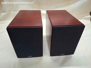 Lautsprecher. 2 Stk Regallautsprecher Philips