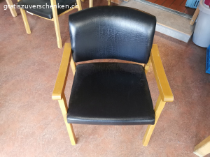 Ledersessel. 4 Stk