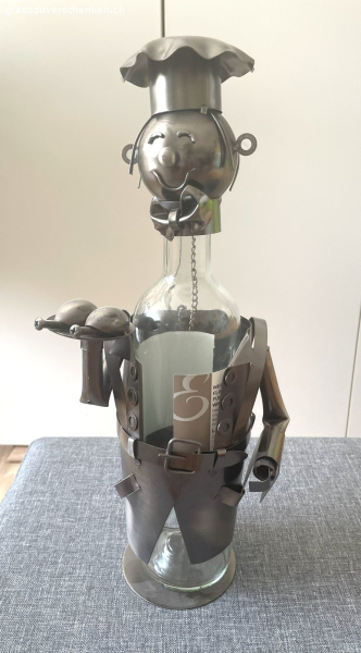 Lustige Flaschendekoration - schönes Weihnachtsgeschenk!