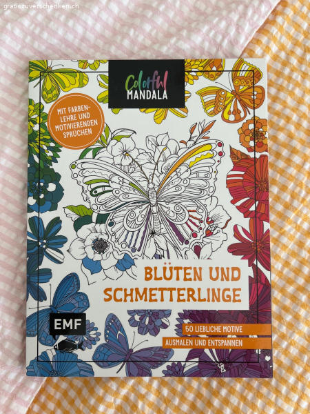 Mandala-Buch Blüten & Schmetterlinge