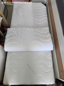 Matratze 90x2000 mit Matratzentopper
