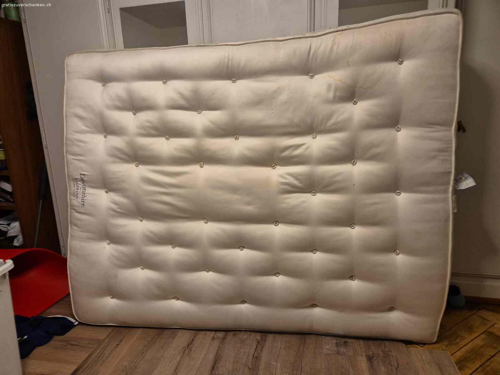 Matratze. Eine Vispring Matratze