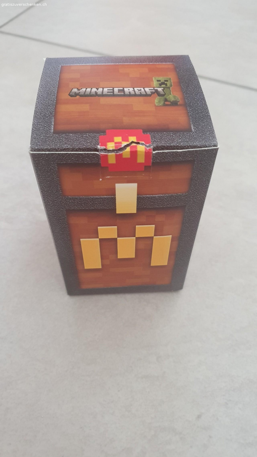 Minecraft Spielzeug Mc Donals. Minecraft Spielzeug von Mc Donalds zu verschenken. Neu, wurde nur geöffnet.

Kann abgeholt oder gegen Übernahme der Portokostenfür auch versendet werden.