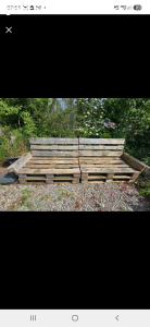 Palettenlounge 3teilig inkl. Kissen