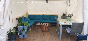Palettenlounge 3teilig inkl. Kissen