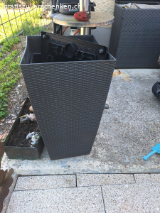 Pflanzkübel Rattan