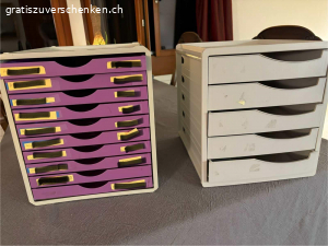 Plastik Schubladen