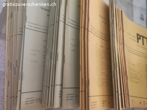 PTT Revue Fachzeitschrift 1958-1963