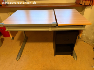 Pult für ein Schulkind mit Korpus