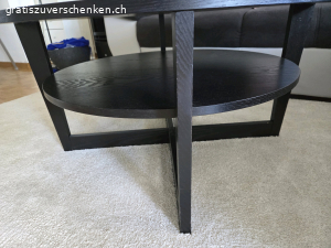 Salontisch rund.