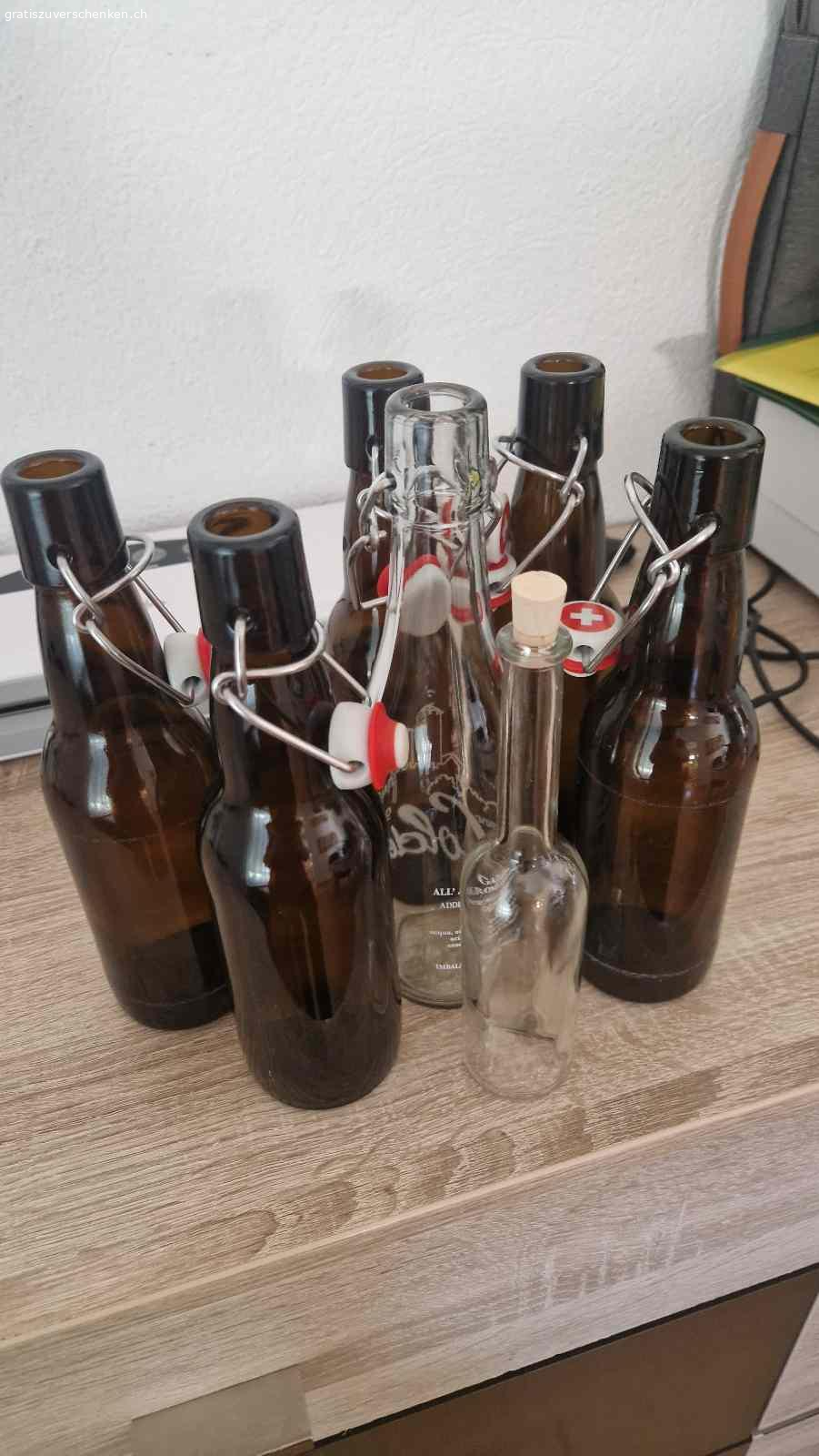 Schnapsfläschli. Abholung in bülach