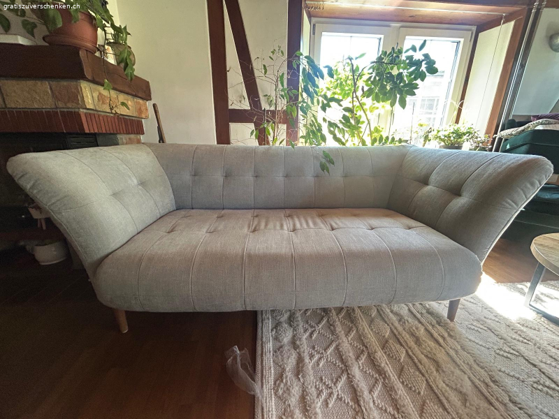 Schönes graues Sofa
