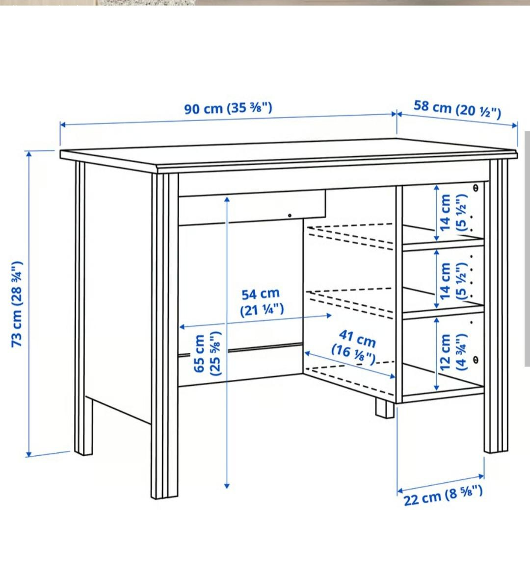 Schreibtisch. Wurde vor 5jahren bei Ikea gekauft, wurde aber nur als Ablage für den Drucker genutzt, deshalb noch in Top Zustand.
- Abholbar (3.Stock )
