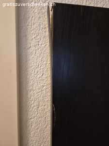 schwarze Tischplatte