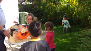 Seifenblasen Maschine. Selbstgebaute Seifenblasenmaschine