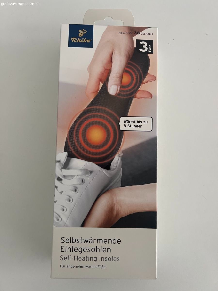 Selbstwärmende Einlagesohlen Tchibo. Wurde nie benutzt?