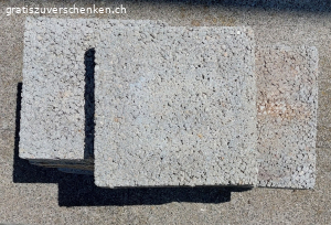 Sickersteine und Gartenplatten