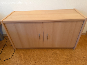 Sideboard in Holzoptik mit zwei Türe