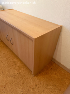 Sideboard in Holzoptik mit zwei Türe