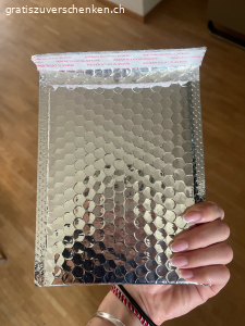 Silberversandtaschen zu VERSCHENKEN