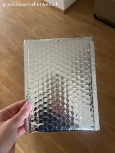 Silberversandtaschen zu VERSCHENKEN