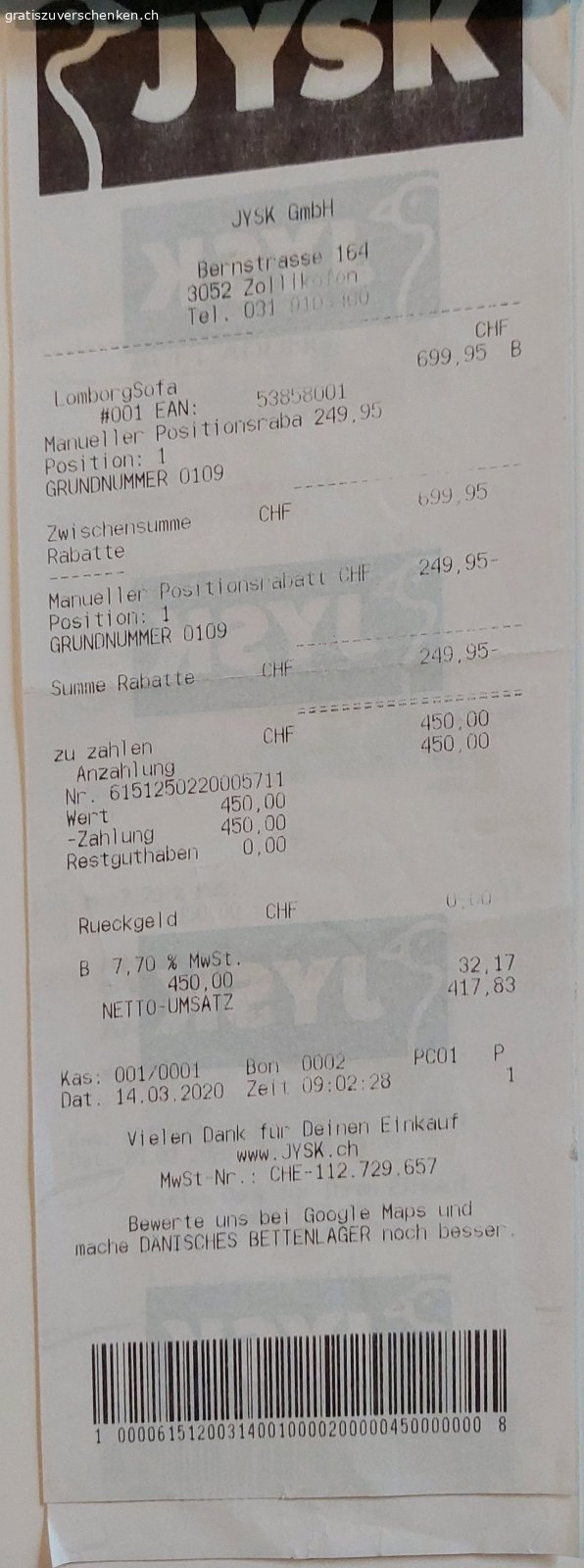 Sofa "Lomborg". Bezug waschbar, Kaufbeleg vorhanden, fleckenlos, wie auf Fotos (zwei unterschiedliche Grautöne). Muss in Niederwangen abgeholt werden.