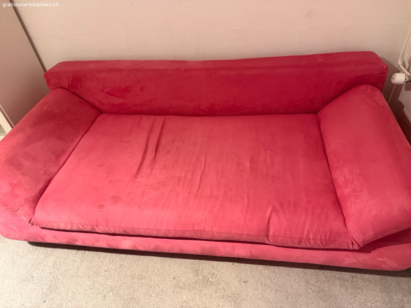 Sofa zu verschenken mit Bettfunktion