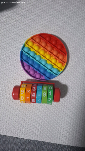 Spielsachen zu verschenken