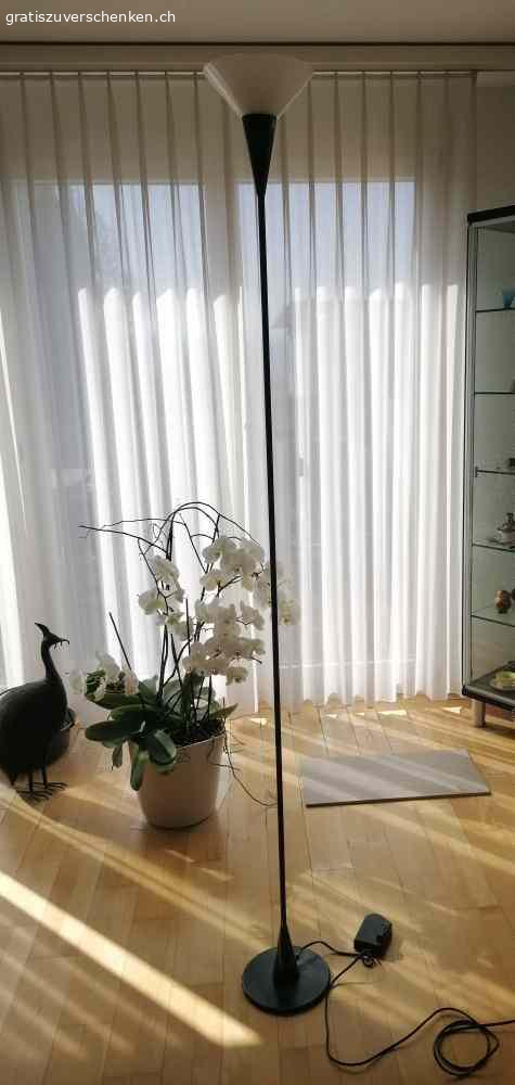 Ständerlampe. Dimmbare Ständerlampe abzugeben. Grösse 186 cm.

Lampe muss abgeholt werden.